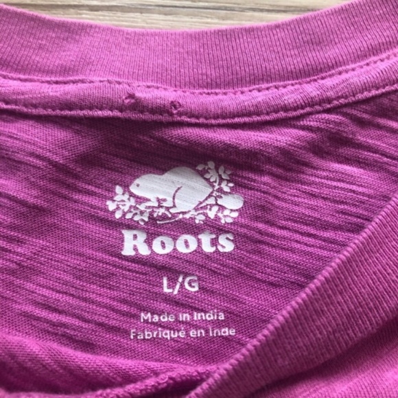 CAMP ROOTS Roots Pink Purple Short Sleeve Tee - Picture 2 of 6